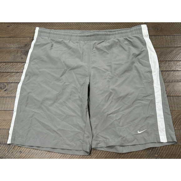 Nike Gray Lightweight Swim Shorts/Trunks - Men's Size L - Picture 1 of 7